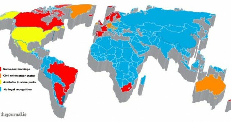 Here S Where Gay People Can Get Married Across The World Thejournal Ie