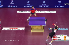 Untangle that table tennis net, because this 25-shot rally will make you want to play right now