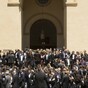 Bono sang a touching version of 'One' at Dave Goldberg's funeral