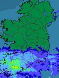 It may look pleasant, but don't be fooled. There's a lot of rain coming