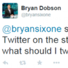 So Bryan Dobson left his Twitter logged on in RTÉ last night...