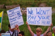 The Taoiseach didn't receive a warm welcome in Sligo today