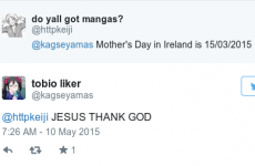 Some Irish people got an awful shock over Mother's Day today