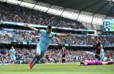 Sergio Aguero is out of sight as the Premier League's top scorer after his latest hat-trick