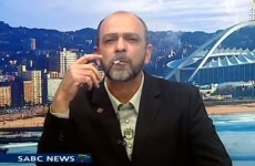 This drugs campaigner sparked up a joint live on the news