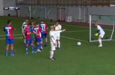 Playing real-life football with only an overhead computer game style view is REALLY difficult