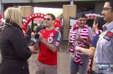 This female reporter expertly confronted men who yelled "F*** her right in the p***y" behind her