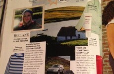 Fearne Cotton wrote about Ireland, but thinks Ireland is in the UK