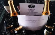 U2 sent Kodaline a load of Guinness and champagne with the most Irish note ever