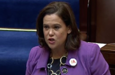 Mary Lou was told to remove the Yes Equality badge she wore in the Dáil earlier