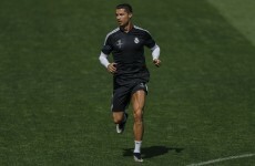 Ronaldo's legs have gotten so big he could use them like a Bond villain and strangle someone
