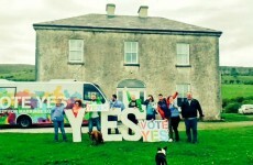 The Father Ted house got a wonderful visit from the Yes campaign