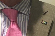 TD refusing to remove his Yes Equality pin in Leinster House