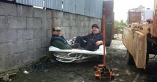 Roscommon farmers sitting in a bath urging people to use their vote is oddly touching