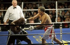 Here's 68-year-old Mitt Romney 'knocking down' former world champ Evander Holyfield