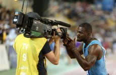 Justin Gatlin ran the 100m in 9.74 seconds on Friday