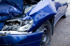 A takeaway delivery car was hijacked, taken on a joyride and crashed through a gate