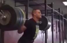 Not a real sport?! Check out WWE wrestler John Cena squatting 180kg