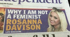 Rosanna Davison has slammed this ‘misleading headline’ and says she is 100% feminist