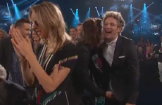 Harry Styles grabbed Niall Horan's package at an awards show, because banter
