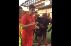 Gerrard refused to sign the jersey of his new club after his final game at Anfield