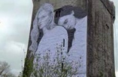 A new marriage equality mural with two women has gone up on a castle in Galway