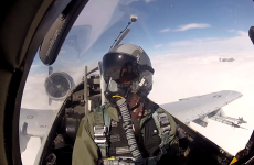 This is what a US Air Force mission looks like through a GoPro camera