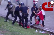 Police investigate after soccer fan attacked by officer in front of children