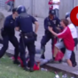 Police investigate after soccer fan attacked by officer in front of children