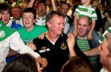 In pictures: Rovers mobbed on arrival in Dublin