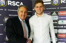 18-year-old Irish goalkeeper signs professional contract with Belgian giants