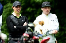 The great and good togged out at Wentworth today for a star-studded Pro-Am