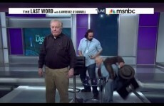 Bill Murray got drunk and fell off a stool on live TV