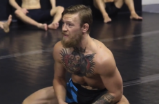 Conor McGregor held an open workout for the media in Las Vegas