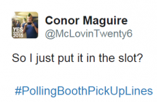 11 completely irresistible #PollingBoothPickUpLines