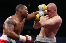 Cork-based heavyweight suffers devastating first-round KO in world title eliminator