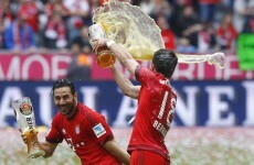 Bayern Munich celebrated their league title win with a 6th year holiday amount of beer