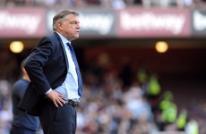 Big Sam told he is out of job just seconds after the final whistle