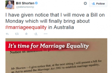 Ireland's Yes vote has inspired Australia's opposition leader to tweet this