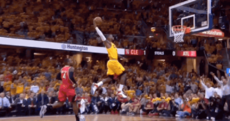 Goodnight, Atlanta! It took three minutes for LeBron to stamp his authority all over Game 4