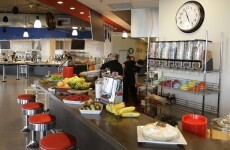 How often do Google staff pay for their lunch?