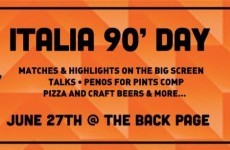Dublin's newest sports and games bar is hosting an Italia 90 party you won't want to miss