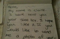 Galway girl receives response to a shoebox she sent away... to Armenia... in 1999...