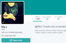Spare a thought for the woman who owns the @fifa Twitter account