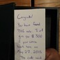This mysterious note promising a man $300 sent the internet into a frenzy