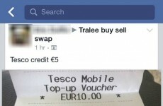 Somebody in Tralee tried to sell phone credit on Facebook but failed so hard