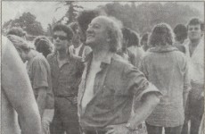 Everyone is sharing this excellent photo of a young Michael D. Higgins at Slane