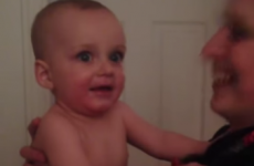 This baby met his mam's twin for the first time and got hilariously spooked