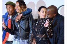 Pharrell saved Kim Kardashian from a burning dress - by jumping on her