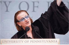 Bono popped up on English Paper I and people couldn't handle it